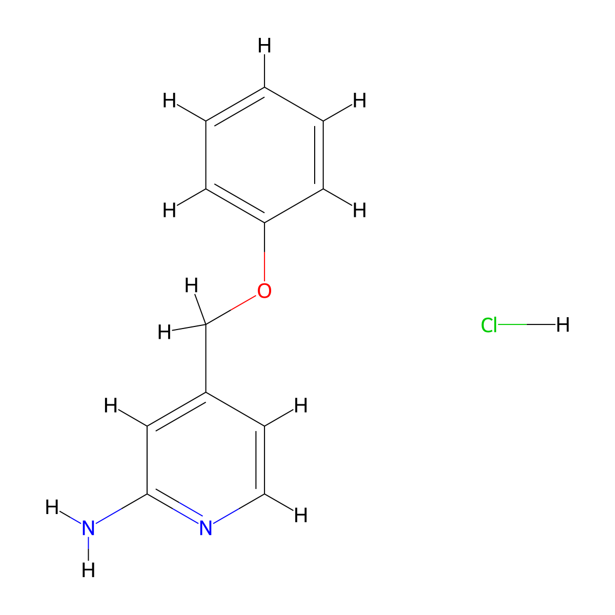 4-(Phenoxymethyl)pyridin-2-aminehydrochloride molecular structure, CAS 2792217-06-0