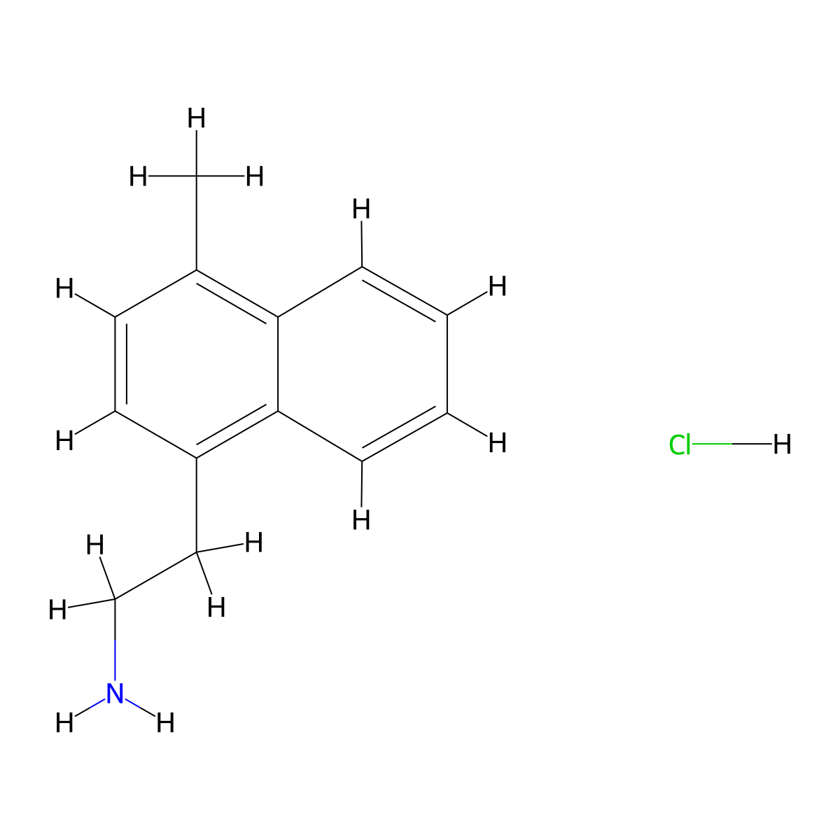 2-(4-Methylnaphthalen-1-yl)ethan-1-aminehydrochloride molecular structure, CAS 2792217-08-2