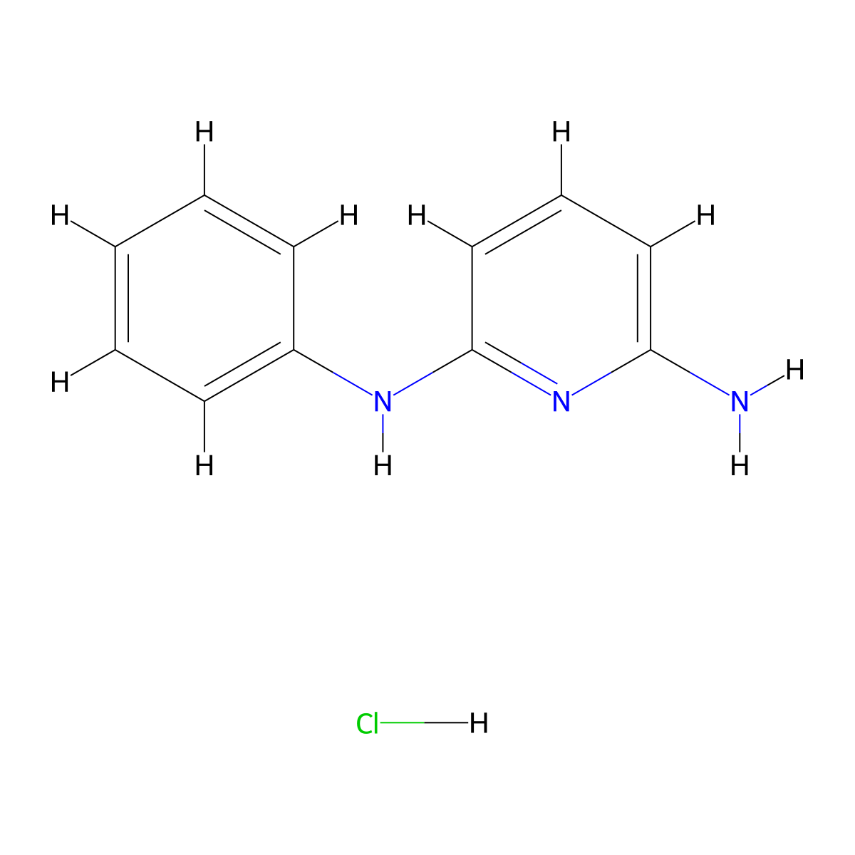 N2-phenylpyridine-2,6-diamine hydrochloride molecular structure, CAS 2792217-13-9