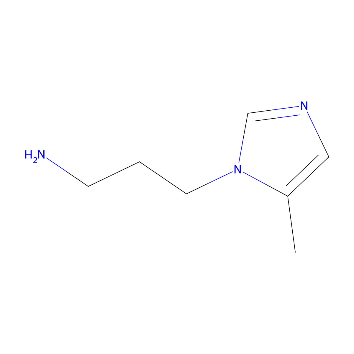 3-(5-methyl-1H-imidazol-1-yl)propan-1-amine molecular structure, CAS 279236-77-0