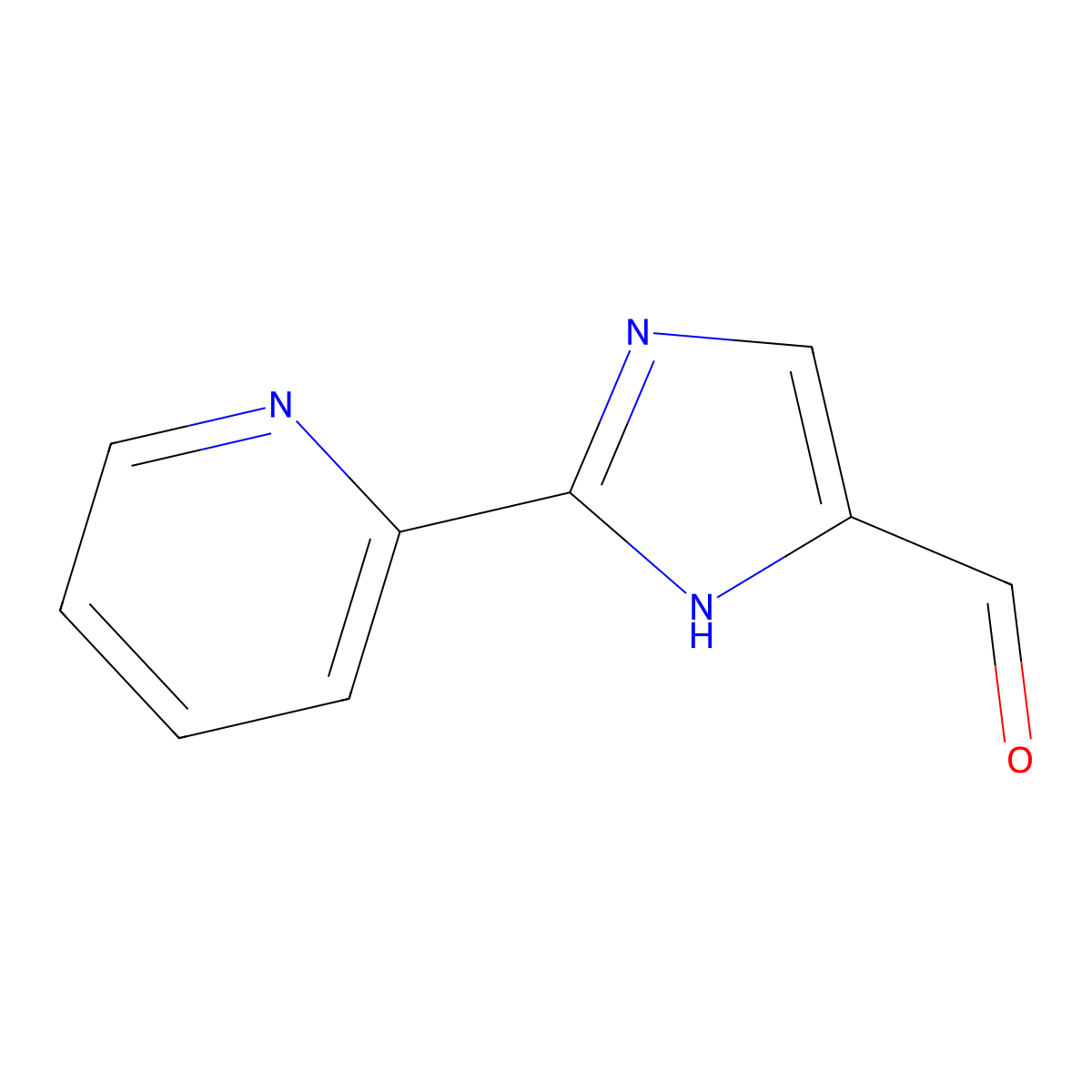 2-(Pyridin-2-yl)-1H-imidazole-5-carbaldehyde molecular structure, CAS 279251-08-0