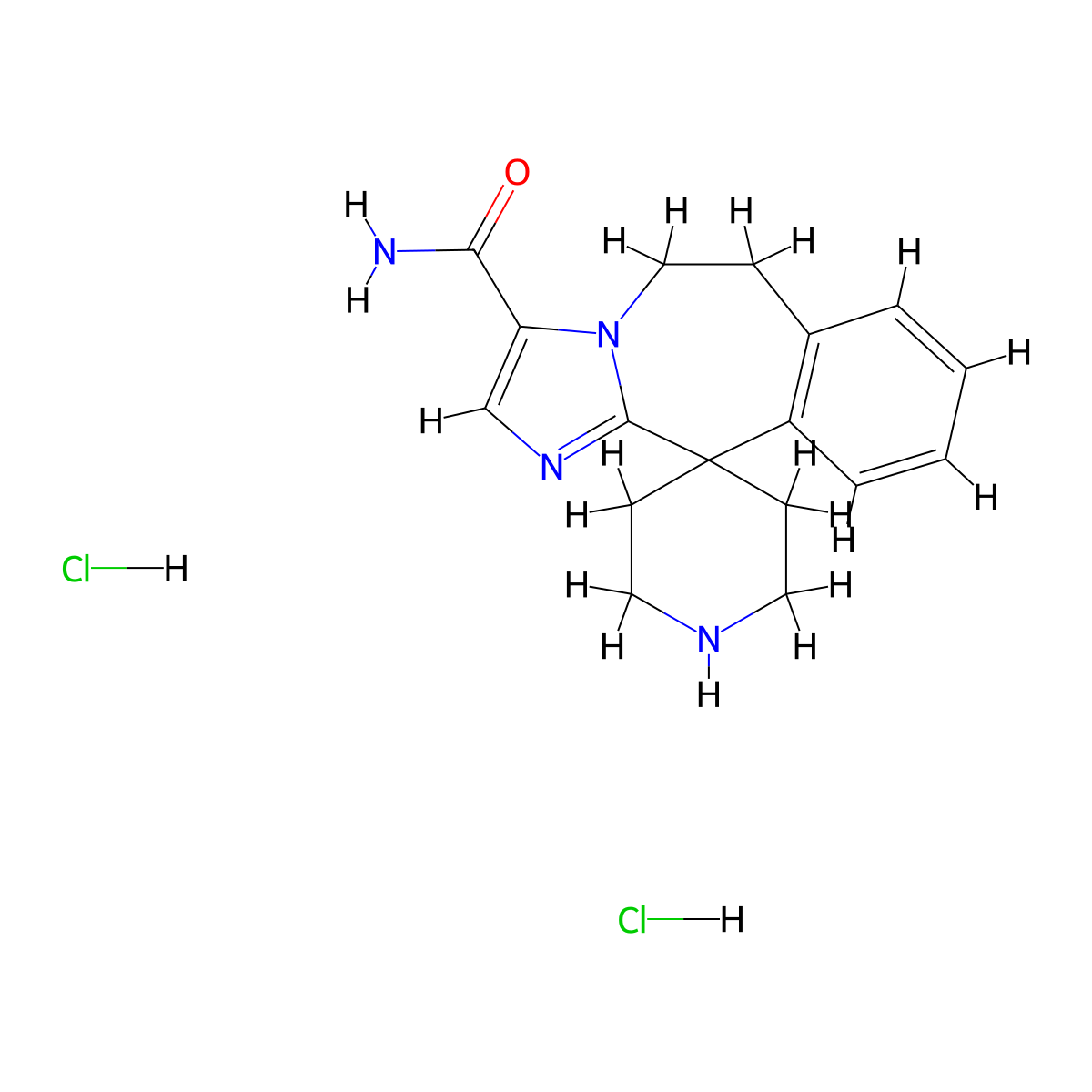 Vapitadine Dihydrochloride molecular structure, CAS 279253-83-7