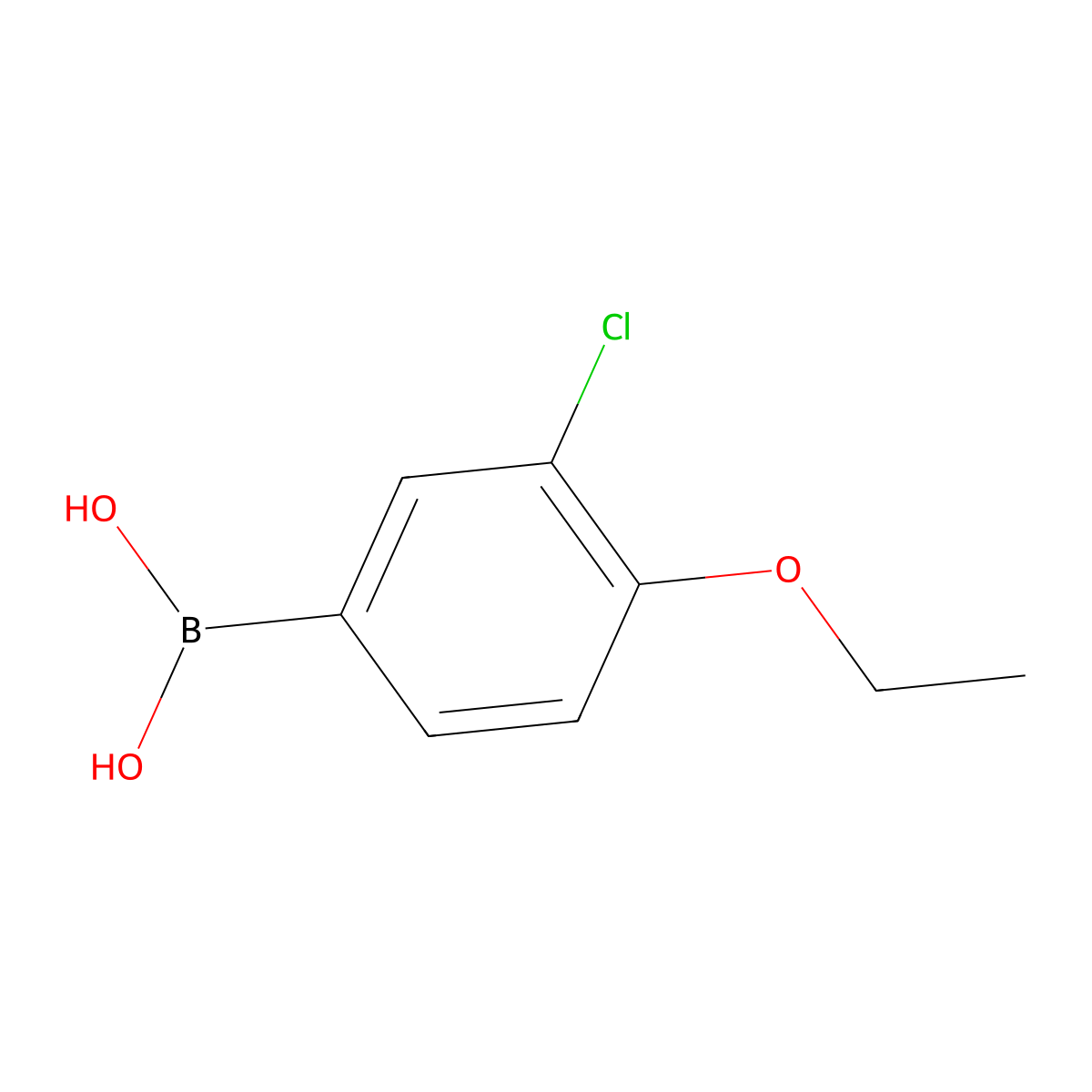 3-Chloro-4-ethoxyphenylboronic acid molecular structure, CAS 279261-81-3