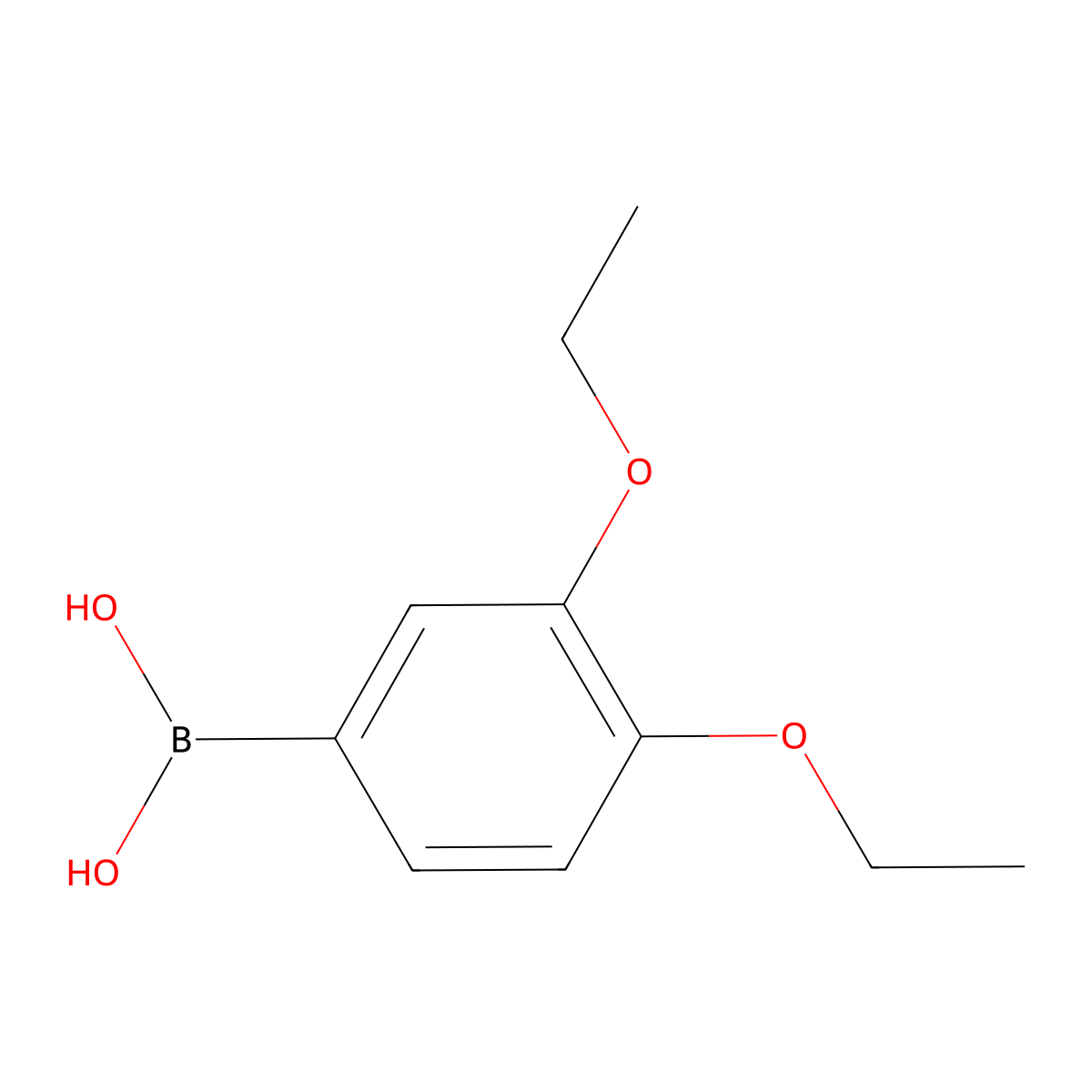 (3,4-Diethoxyphenyl)boronic acid molecular structure, CAS 279262-08-7