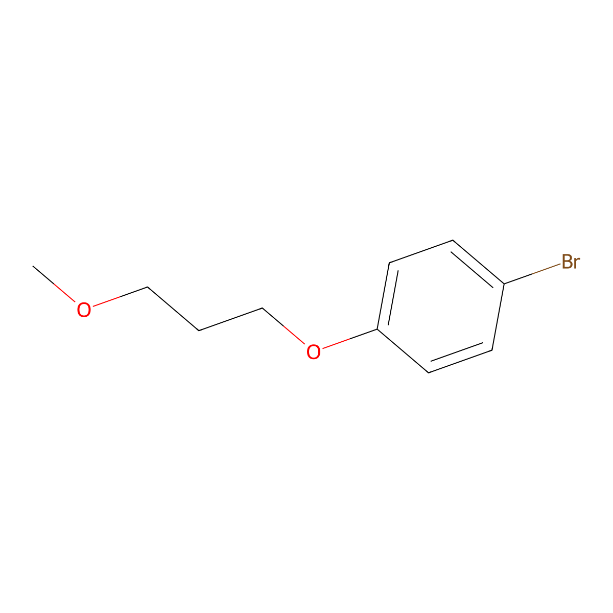 1-Bromo-4-(3-methoxypropoxy)benzene molecular structure, CAS 279262-34-9