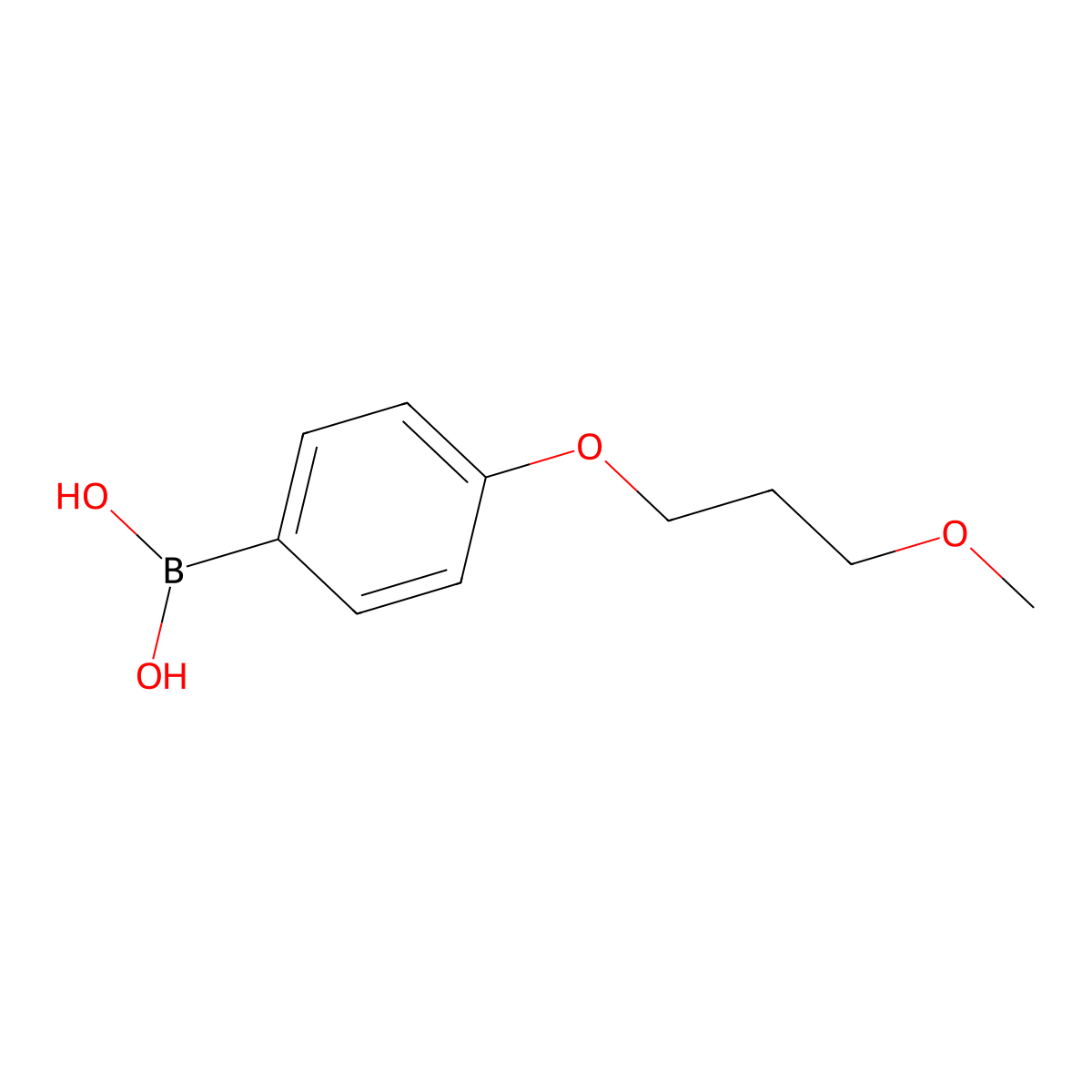 4-(3-Methoxypropoxy)phenylboronic acid molecular structure, CAS 279262-35-0
