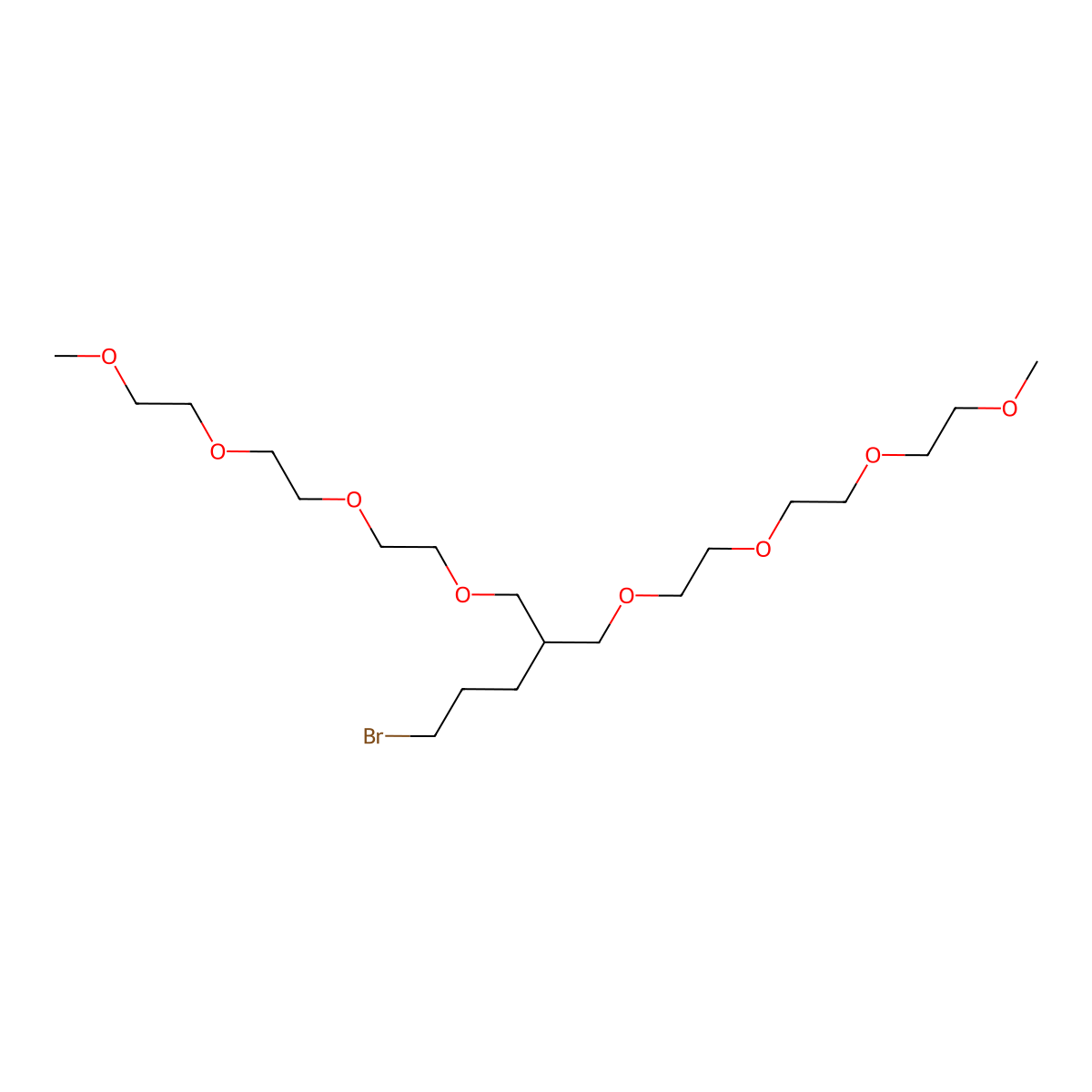 13-(3-Bromopropyl)-2,5,8,11,15,18,21,24-octaoxapentacosane molecular structure, CAS 2793366-40-0