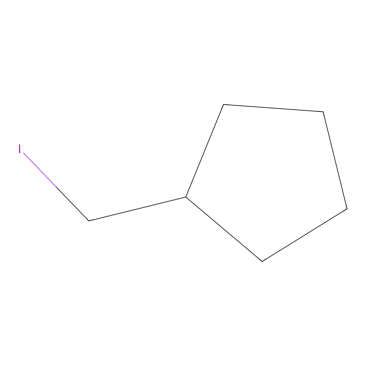 (Iodomethyl)cyclopentane molecular structure, CAS 27935-87-1