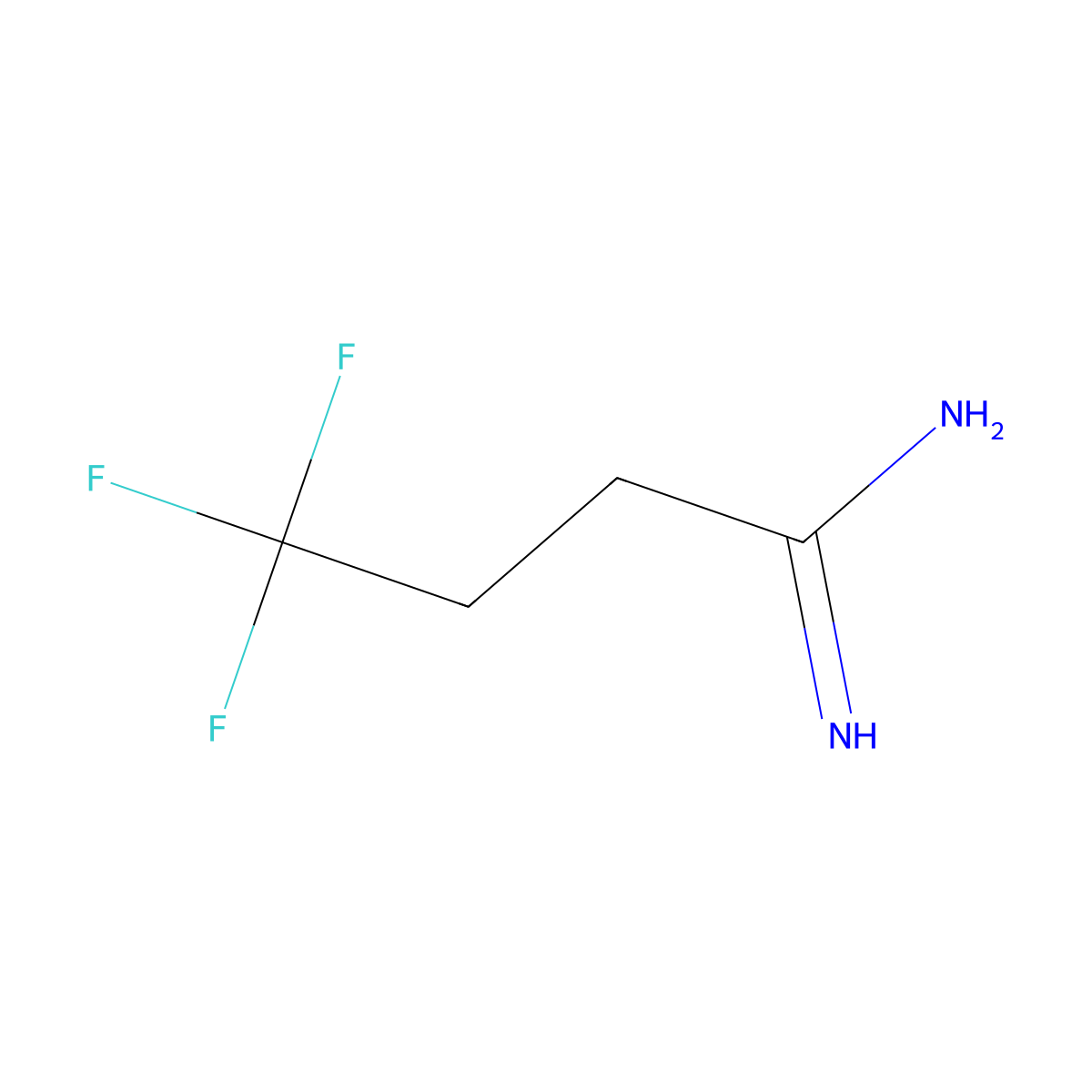 4,4,4-Trifluorobutanimidamide molecular structure, CAS 2794-31-2