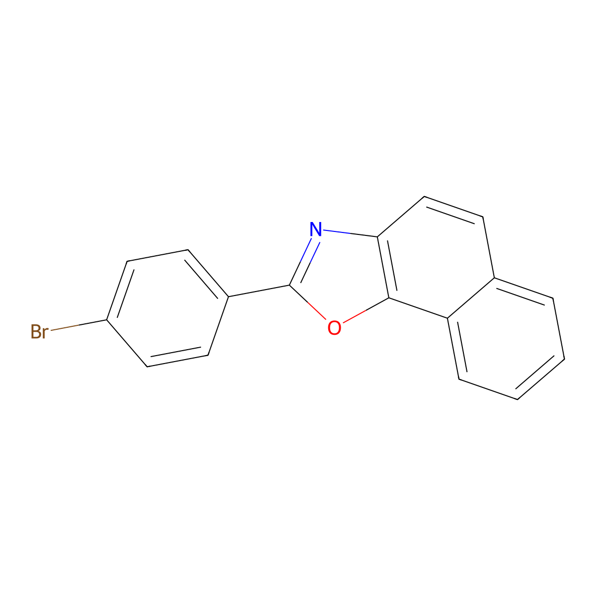 2-(4-Bromophenyl)naphth[2,1-D]oxazole molecular structure, CAS 2794221-10-4