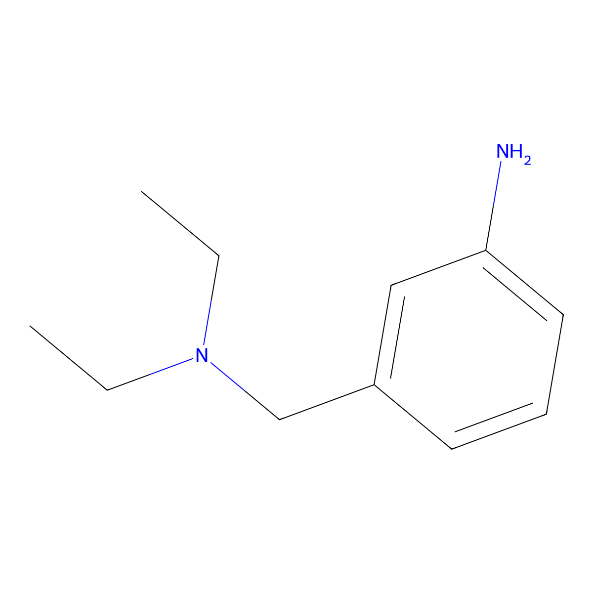 (3-Aminobenzyl)diethylamine molecular structure, CAS 27958-97-0