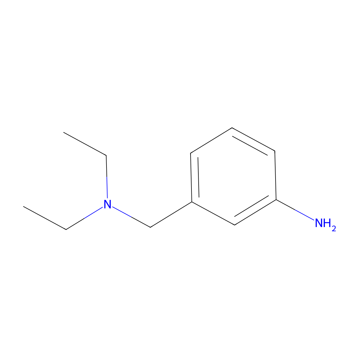 (3-Aminobenzyl)diethylamine molecular structure, CAS 27958-97-0
