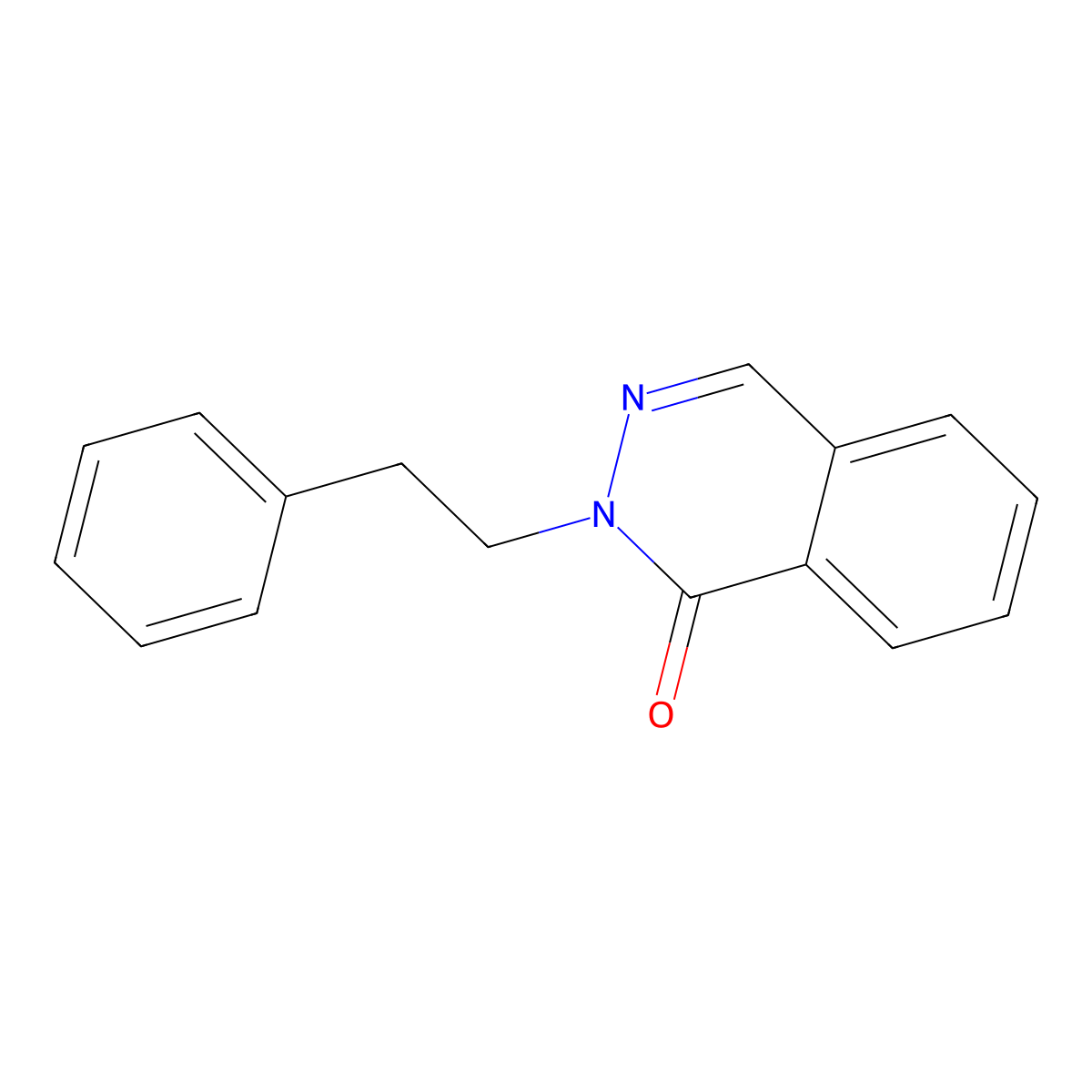 2-phenethylphthalazin-1(2H)-one molecular structure, CAS 279692-39-6