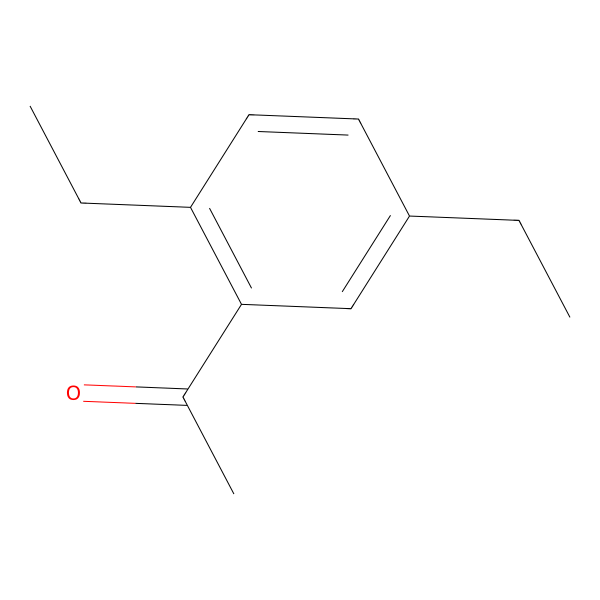 Ethanone, 1-(2,5-diethylphenyl)- molecular structure, CAS 2797-80-0