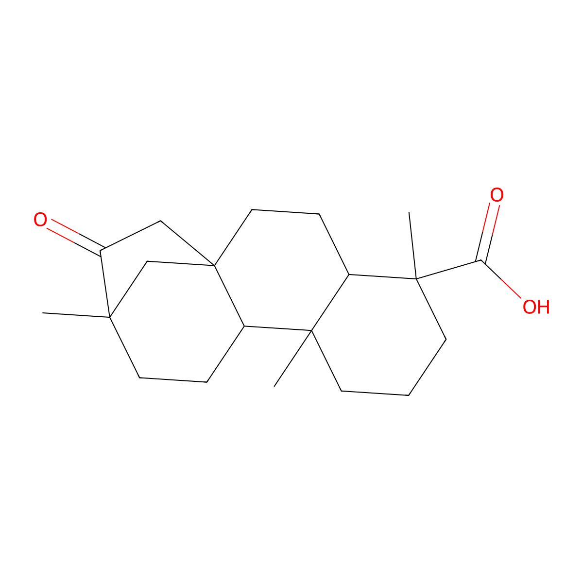 Isosteviol molecular structure, CAS 27975-19-5