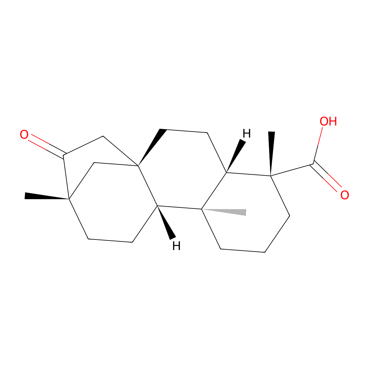 Isosteviol molecular structure, CAS 27975-19-5
