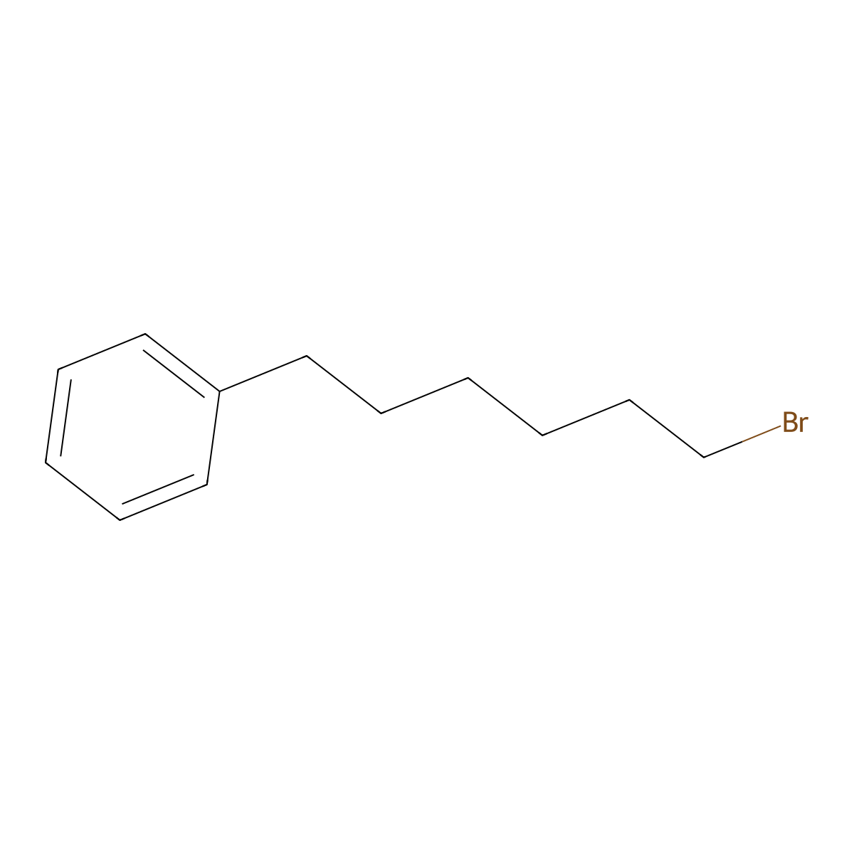 (6-Bromohexyl)benzene molecular structure, CAS 27976-27-8