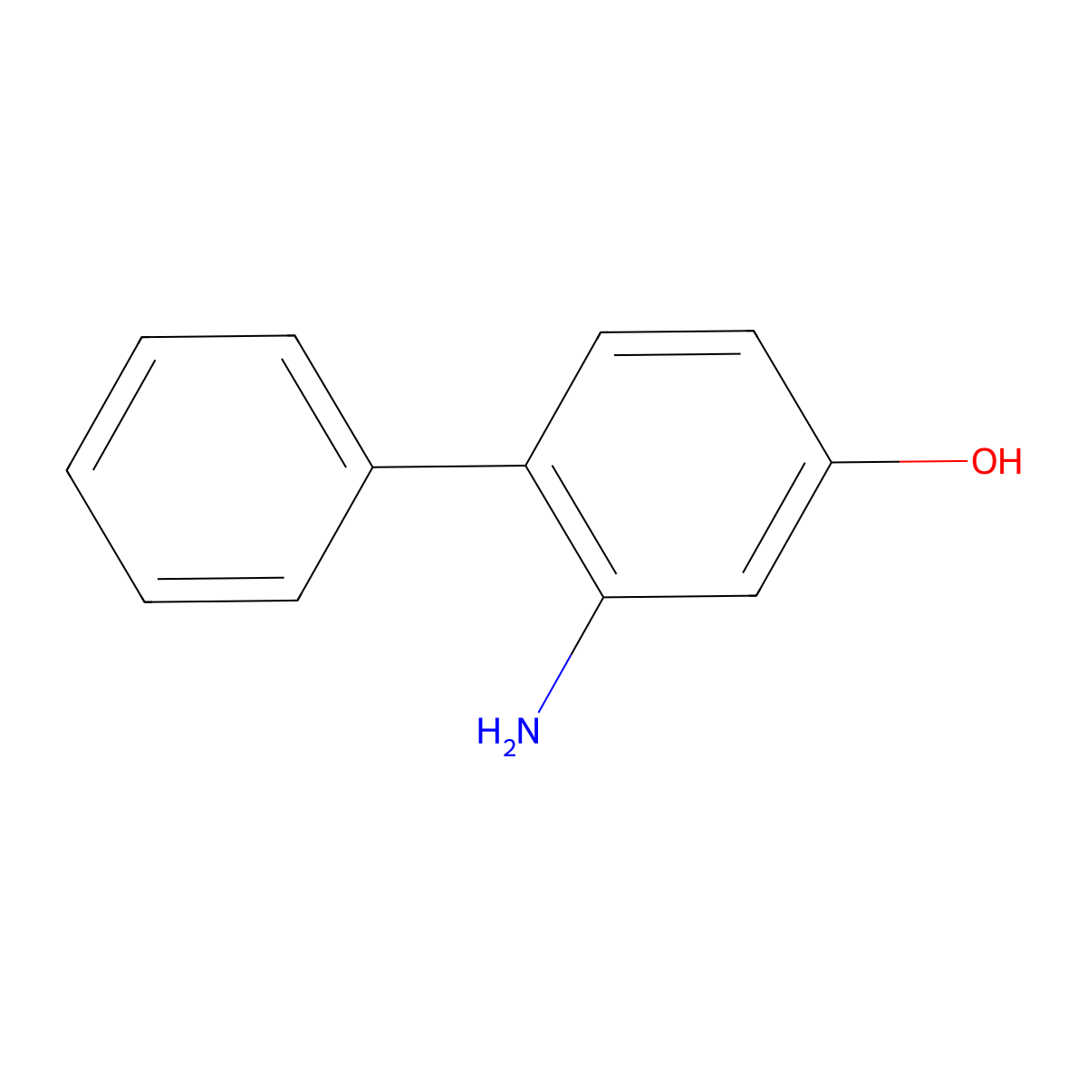 2-Amino-[1,1'-biphenyl]-4-ol molecular structure, CAS 27978-56-9