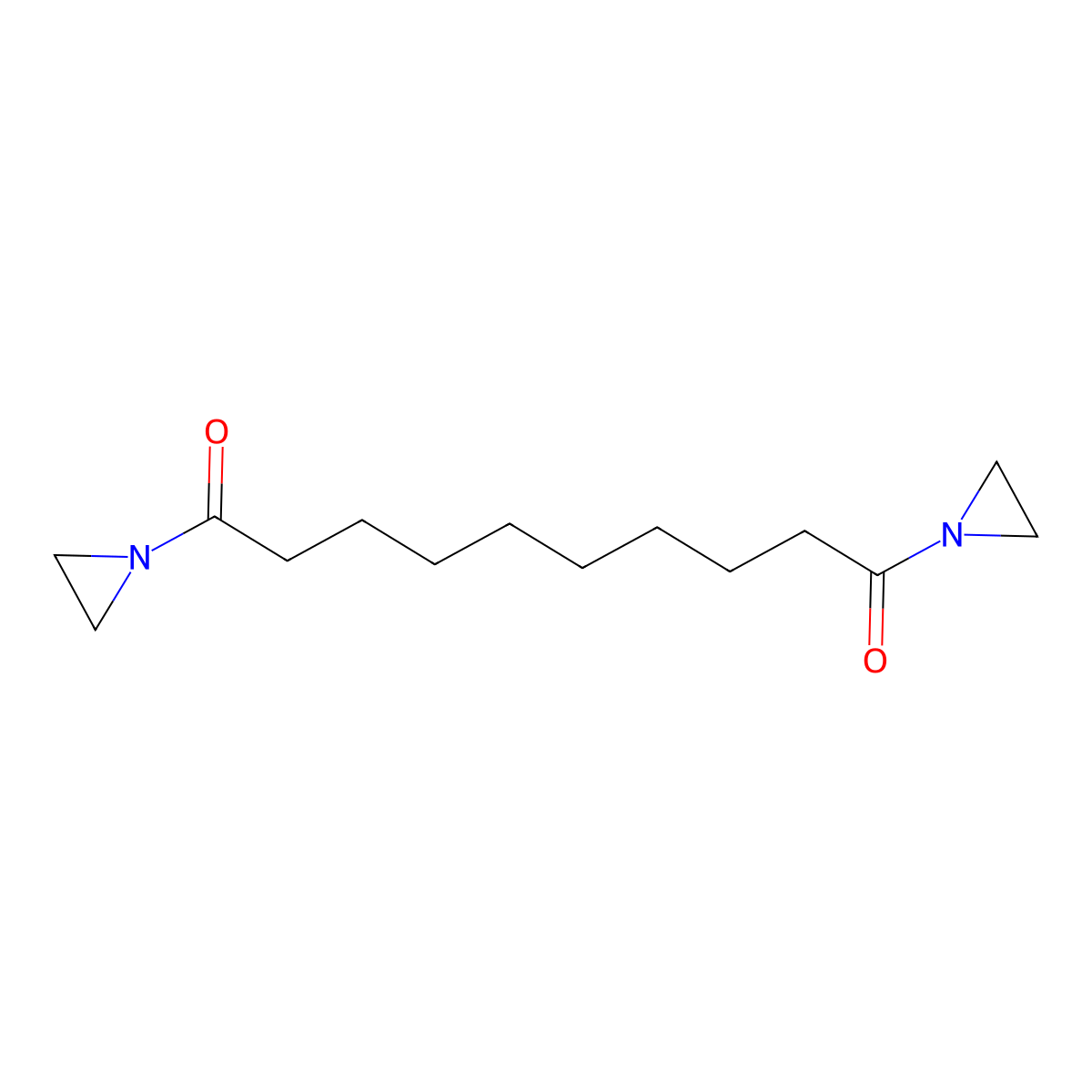 1,1'-Sebacoylbisaziridine molecular structure, CAS 2798-06-3