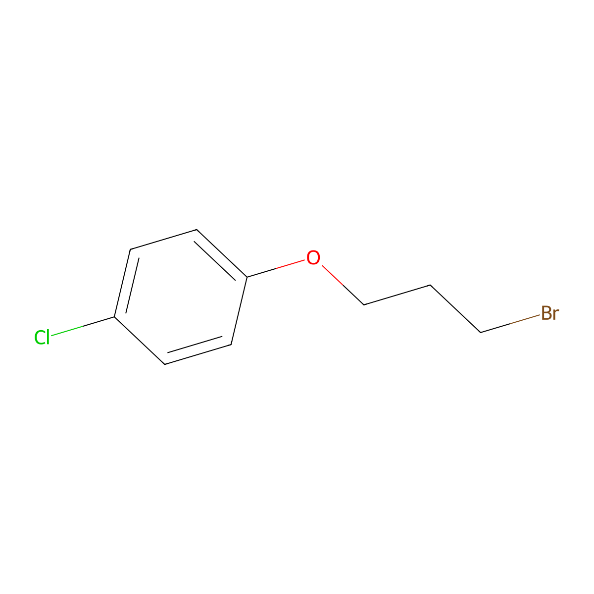 1-(3-Bromopropoxy)-4-chlorobenzene molecular structure, CAS 27983-04-6