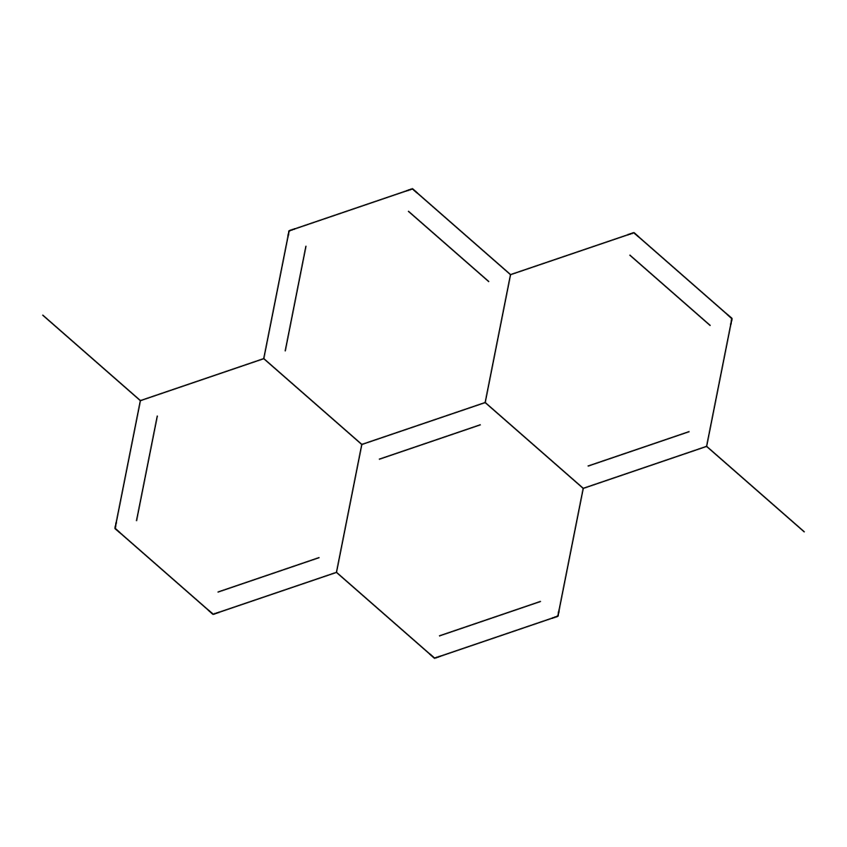 1,6-Dimethylpyrene molecular structure, CAS 27984-16-3