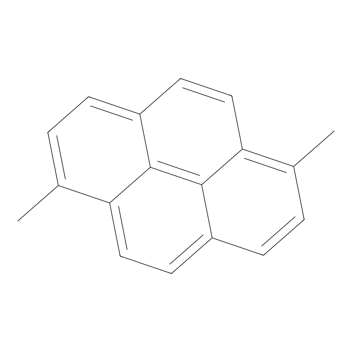 1,6-Dimethylpyrene molecular structure, CAS 27984-16-3