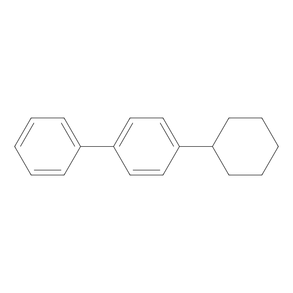 Cyclohexyl-1,1'-biphenyl molecular structure, CAS 27985-87-1