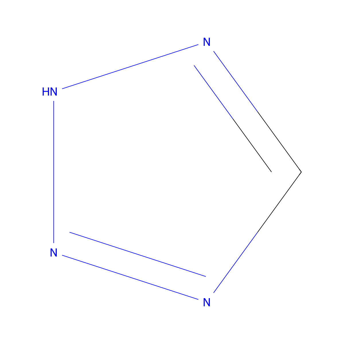 1H-Tetrazole molecular structure, CAS 27988-97-2