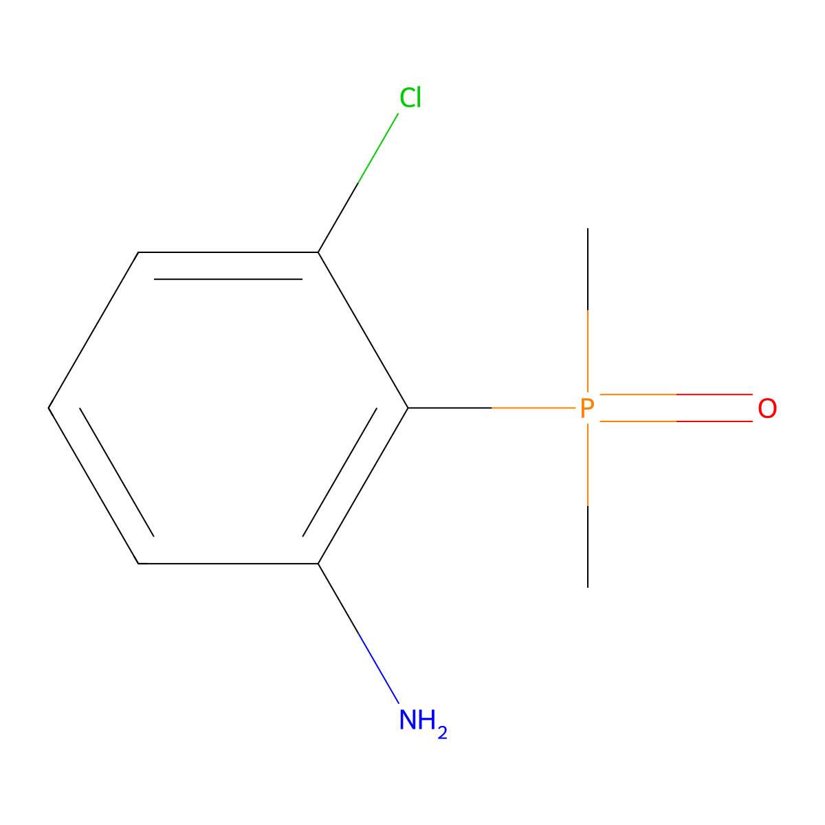 (2-Amino-6-chlorophenyl)dimethylphosphine oxide molecular structure, CAS 2798867-77-1