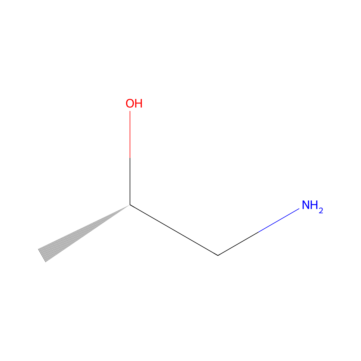 (S)-(+)-1-Aminopropan-2-ol molecular structure, CAS 2799-17-9