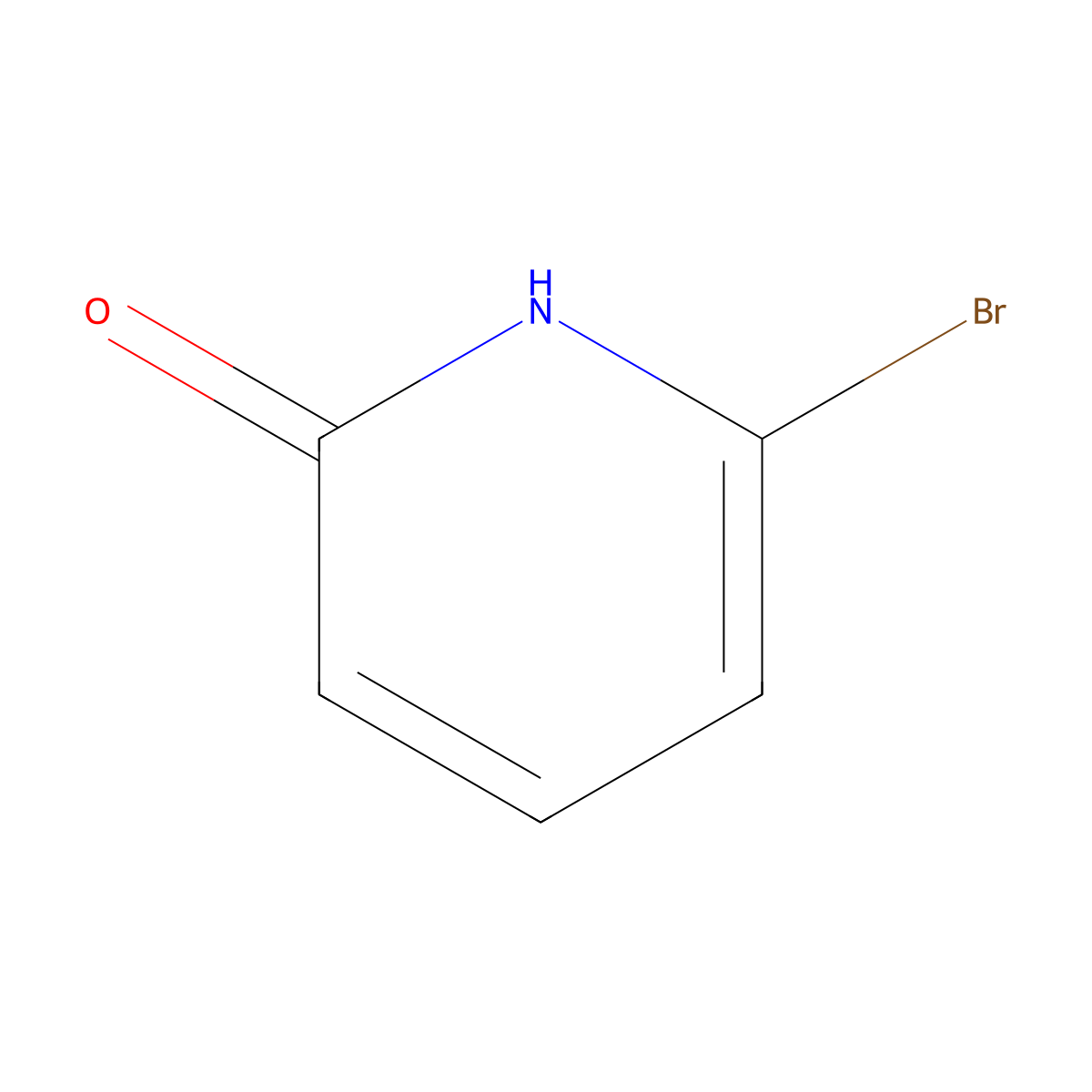 6-Bromo-2-hydroxypyridine molecular structure, CAS 27992-32-1