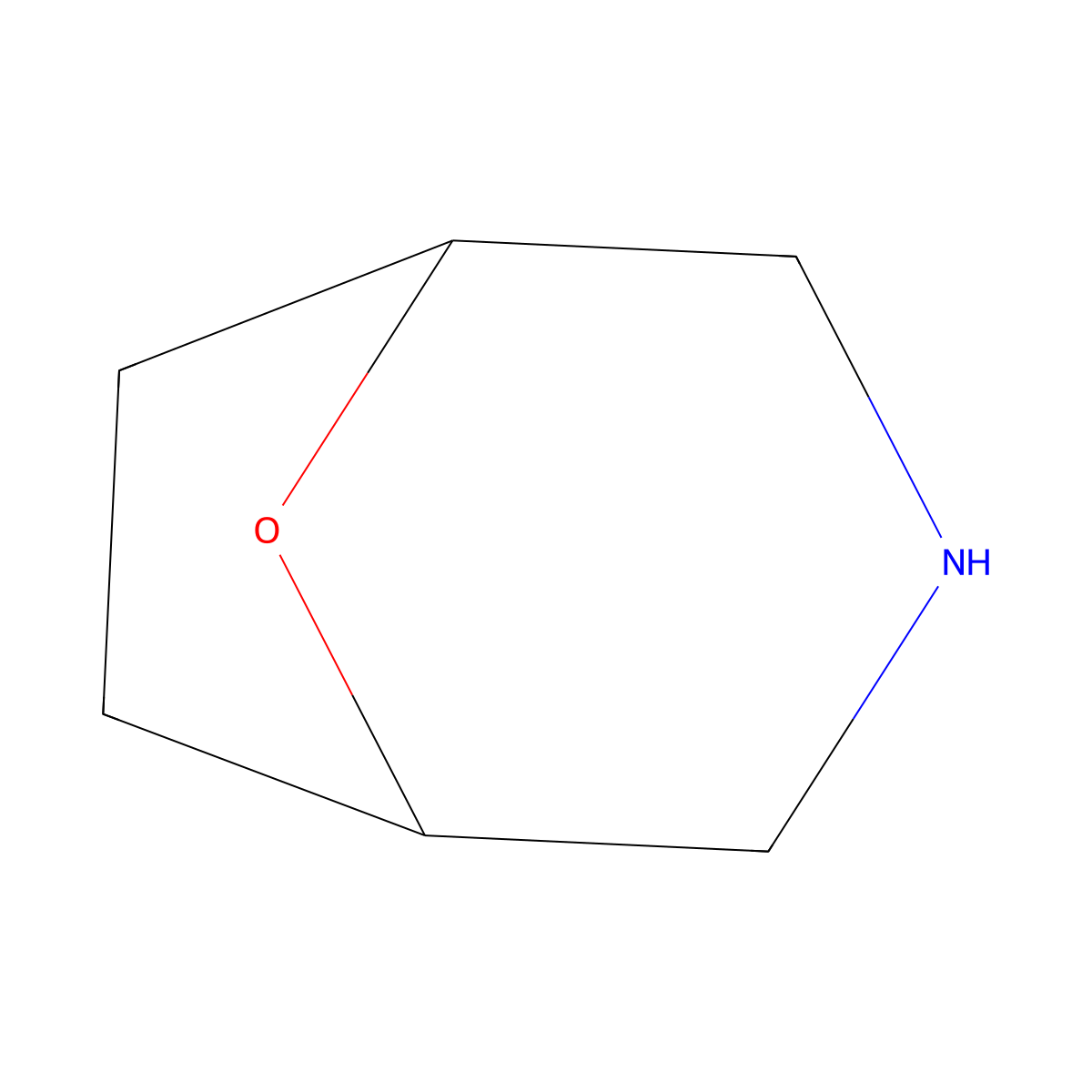 8-Oxa-3-azabicyclo[3.2.1]octane molecular structure, CAS 280-13-7