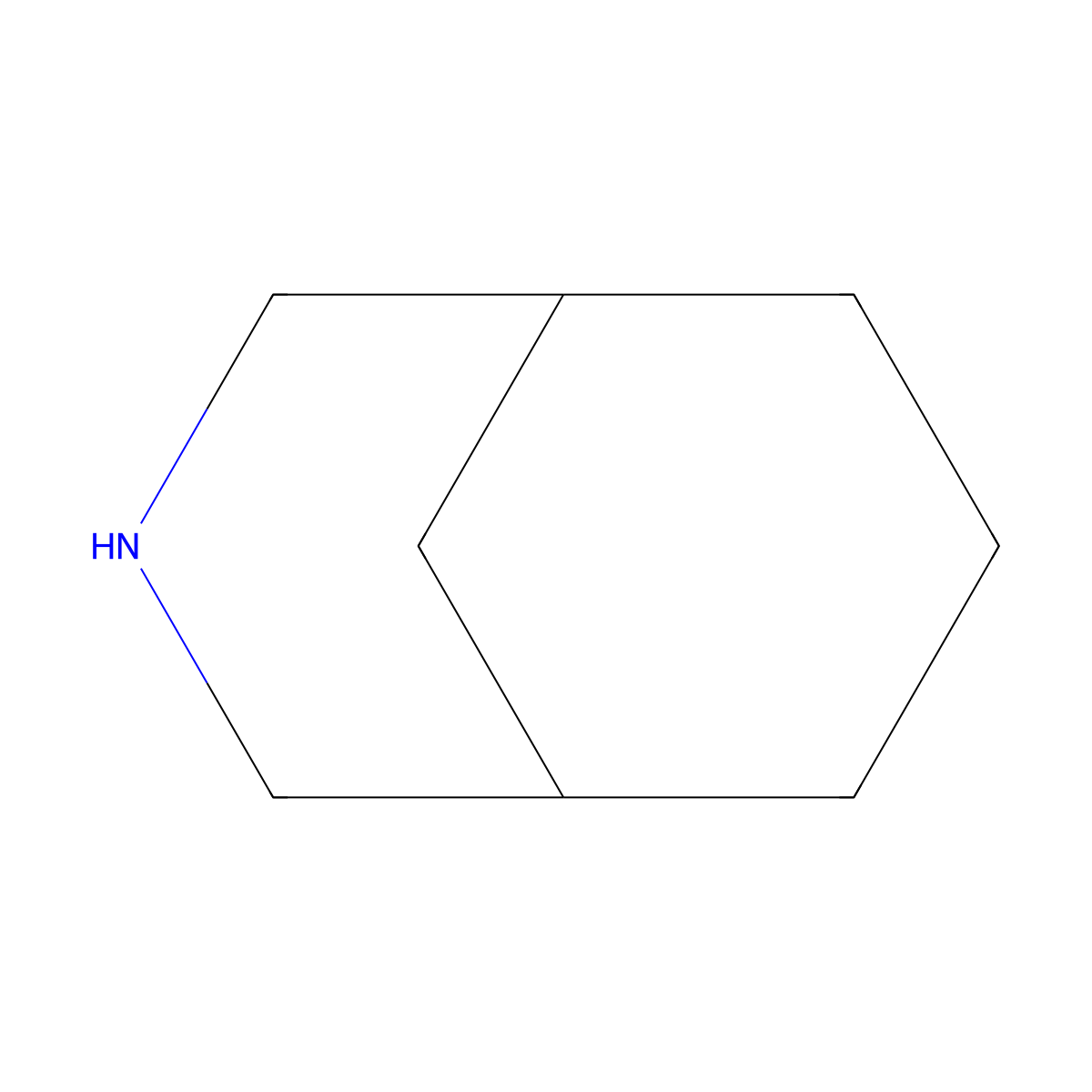 3-Azabicyclo[3.3.1]nonane molecular structure, CAS 280-70-6