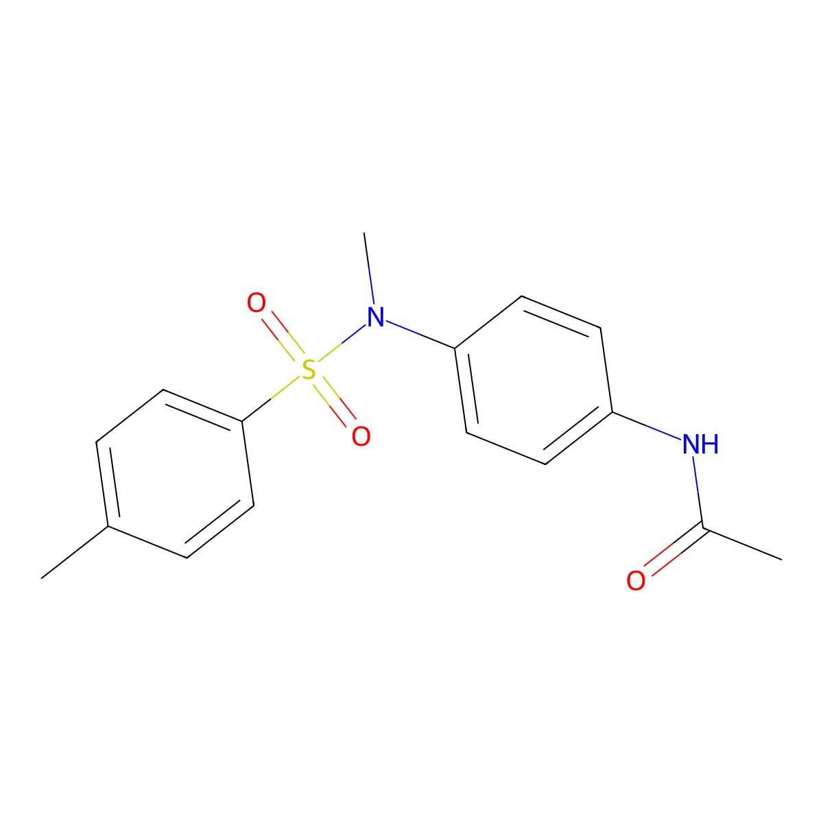 4-(p-Toluolsulfonmethylamido)acetanilid molecular structure, CAS 28005-43-8