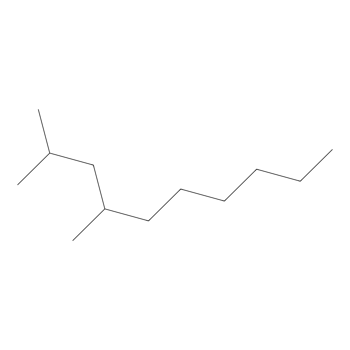 2,4-Dimethyldecane molecular structure, CAS 2801-84-5