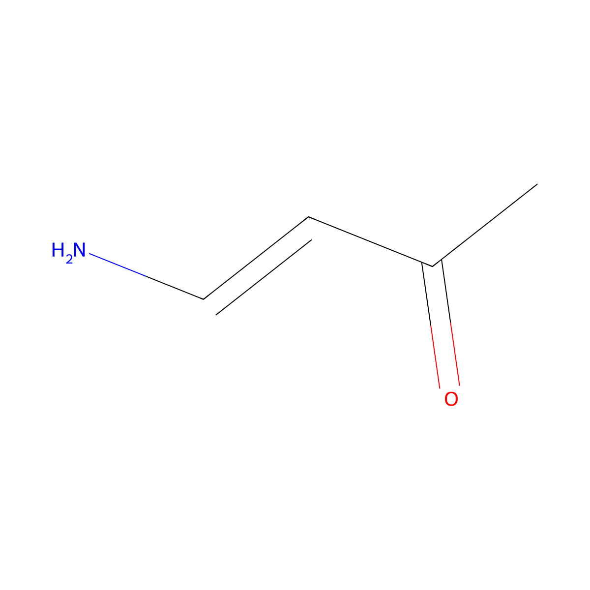 3-Buten-2-one, 4-amino-, (E)- molecular structure, CAS 2801-93-6