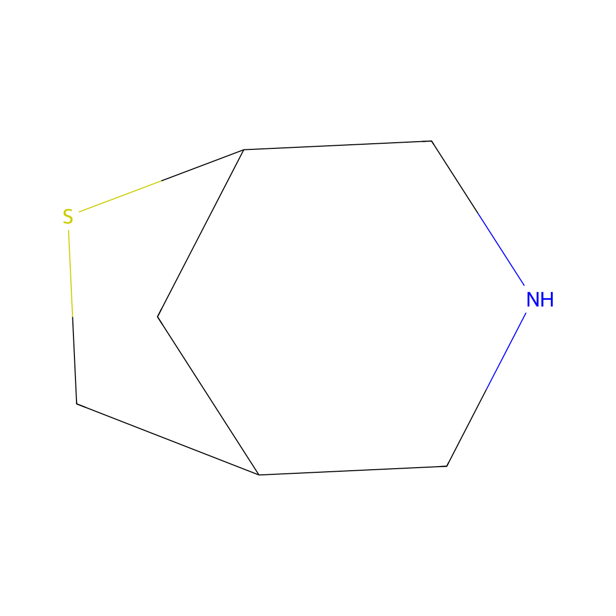 6-Thia-3-azabicyclo[3.2.1]octane molecular structure, CAS 280114-09-2