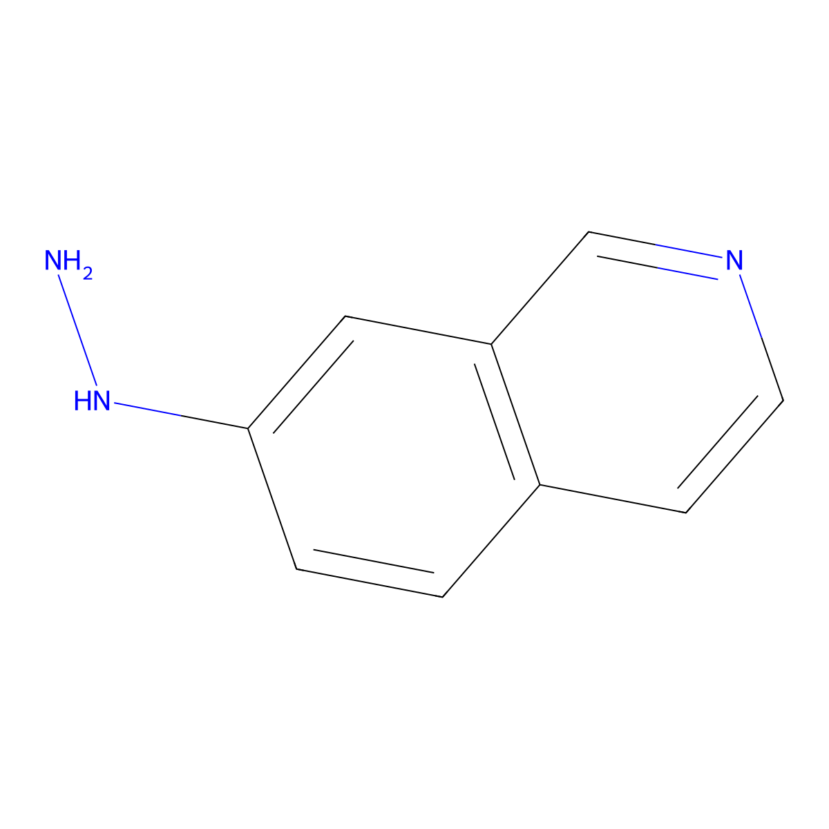 7-Hydrazinylisoquinoline molecular structure, CAS 280120-98-1