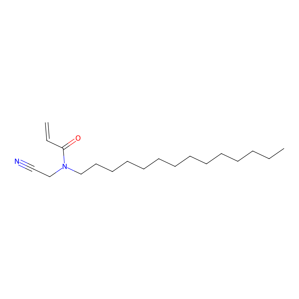 Cyano-myracrylamide molecular structure, CAS 2801702-34-9