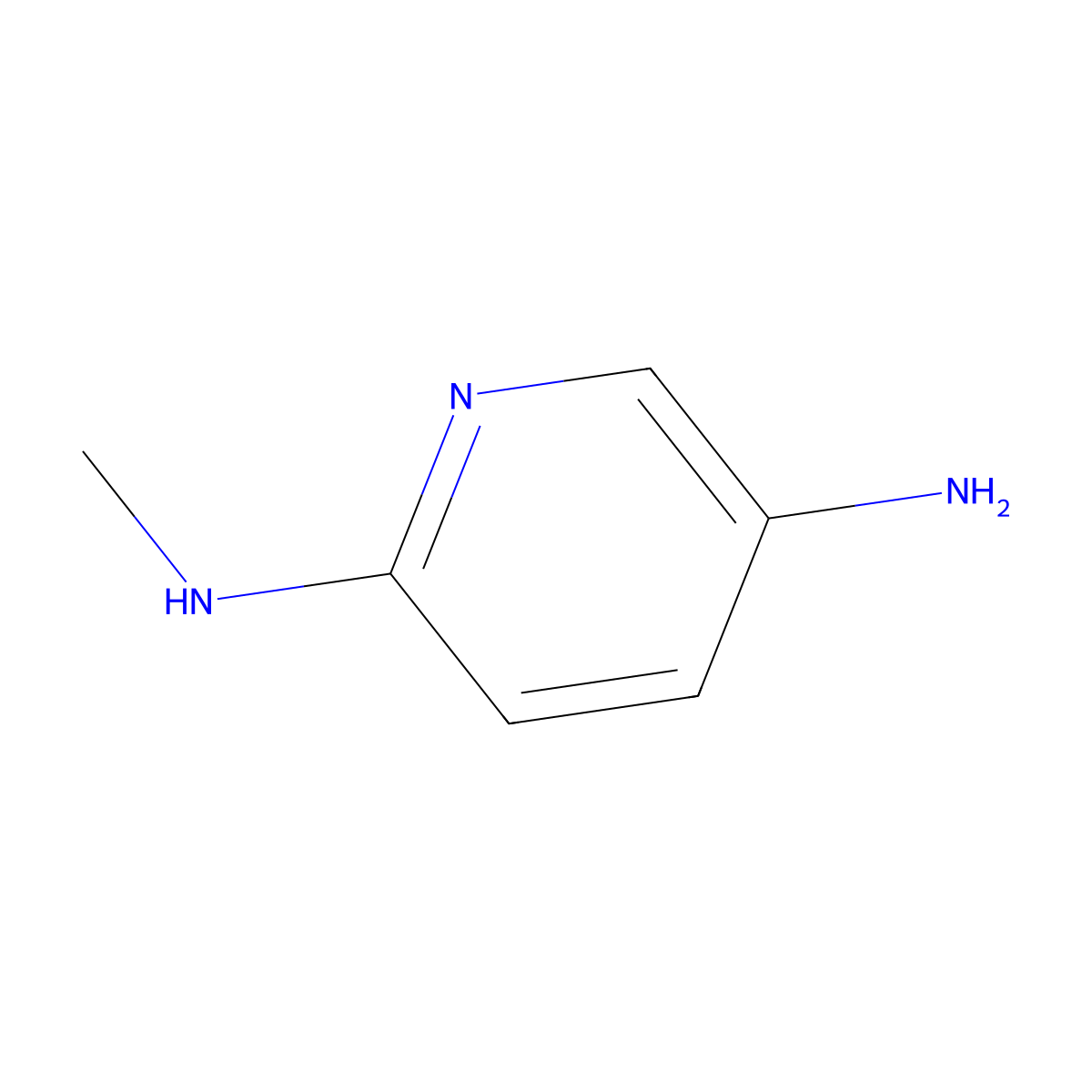 N2-Methylpyridine-2,5-diamine molecular structure, CAS 28020-36-2