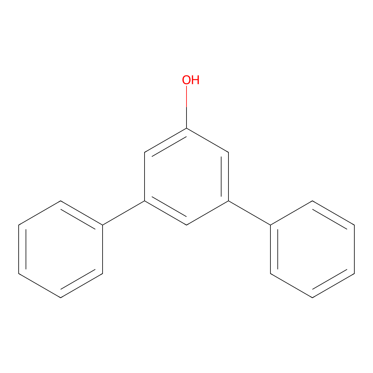 3,5-Diphenylphenol molecular structure, CAS 28023-86-1
