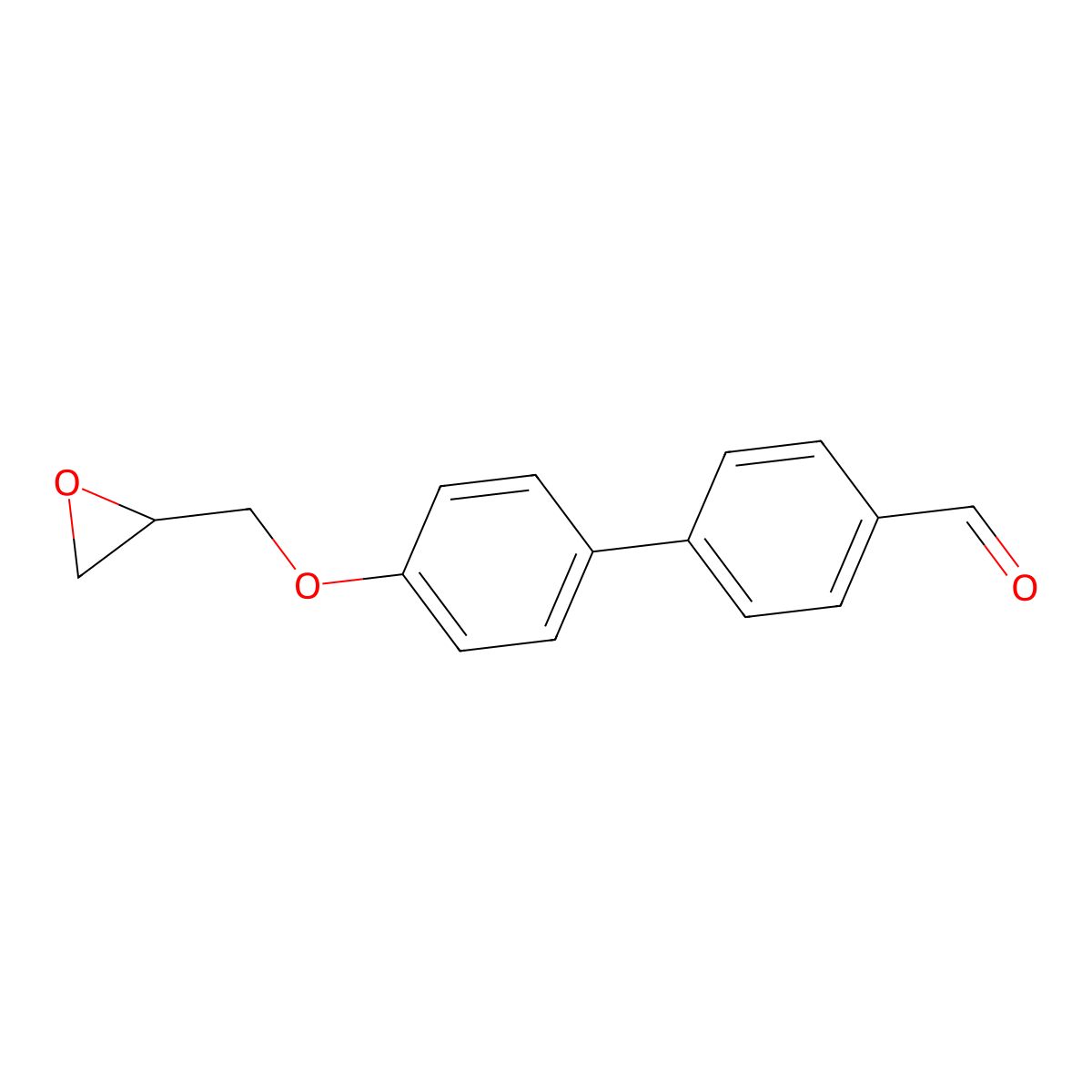 4'-(2-Oxiranylmethoxy)[1,1'-biphenyl]-4-carboxaldehyde molecular structure, CAS 2802432-36-4
