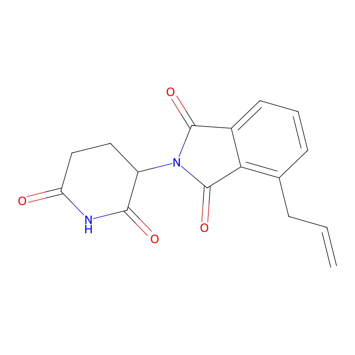 4-Allyl-2-(2,6-dioxo-3-piperidyl)isoindoline-1,3-dione molecular structure, CAS 2803147-93-3