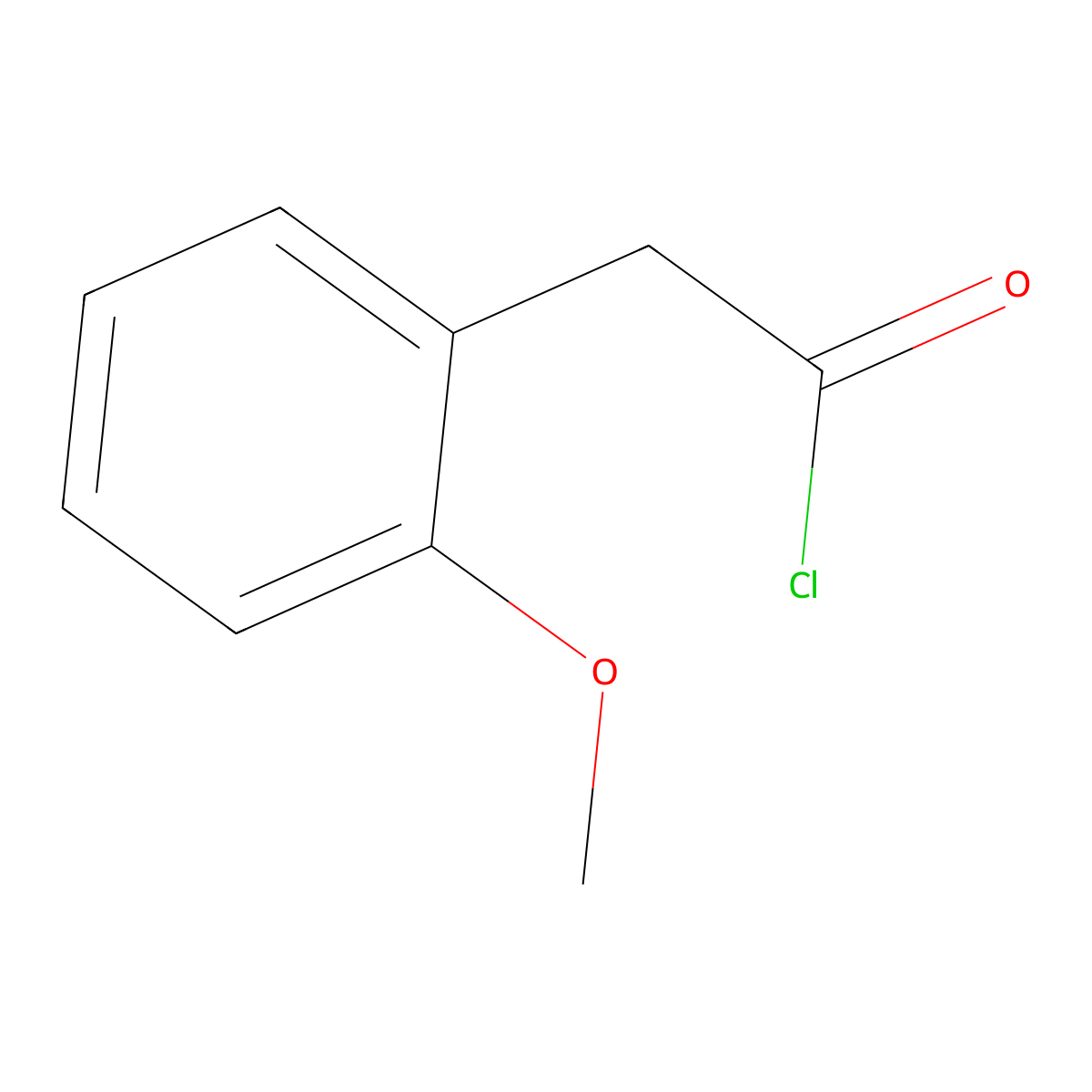 2-(2-Methoxyphenyl)acetyl chloride molecular structure, CAS 28033-63-8