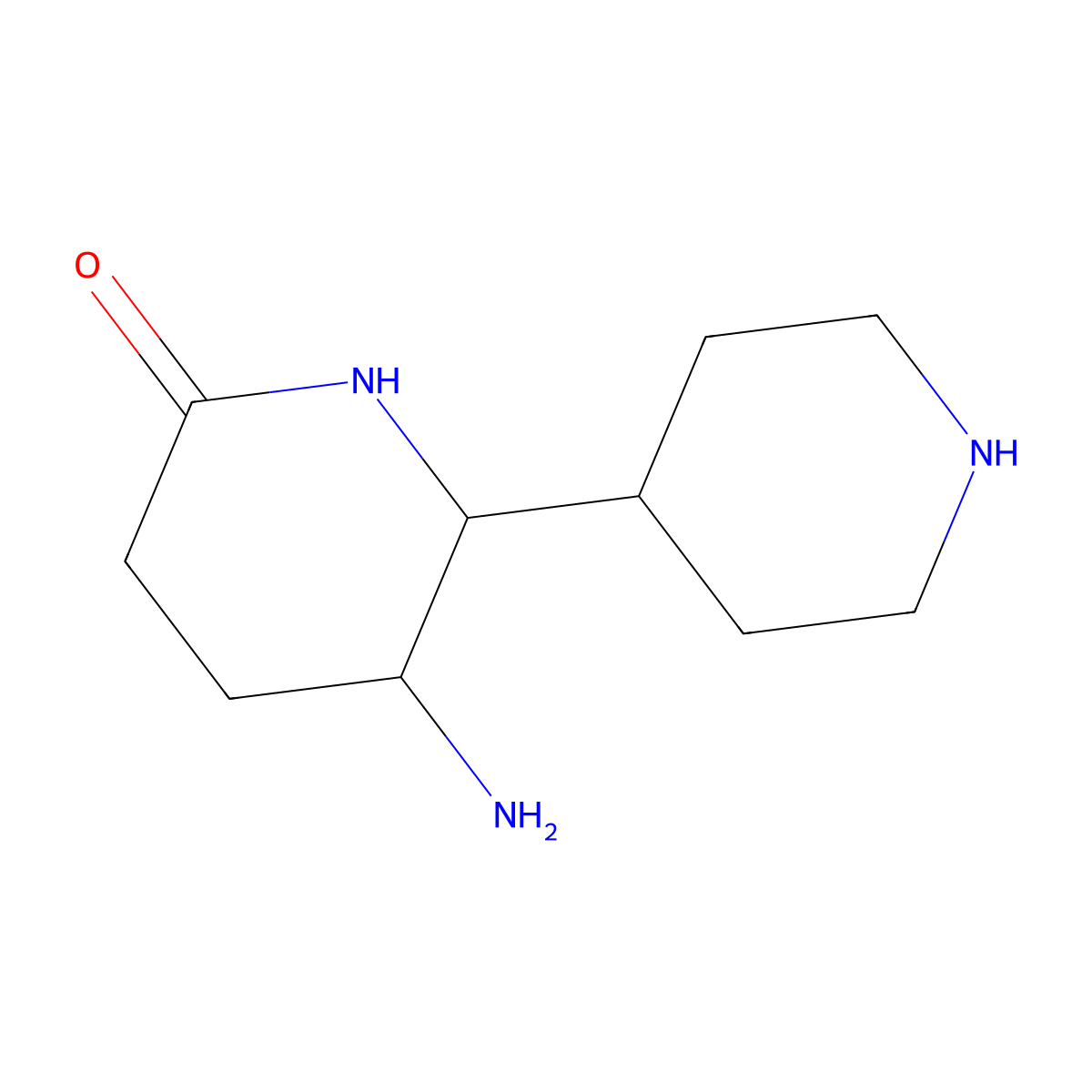 rac-(2R,3S)-3-amino-[2,4'-bipiperidin]-6-one molecular structure, CAS 2803360-02-1
