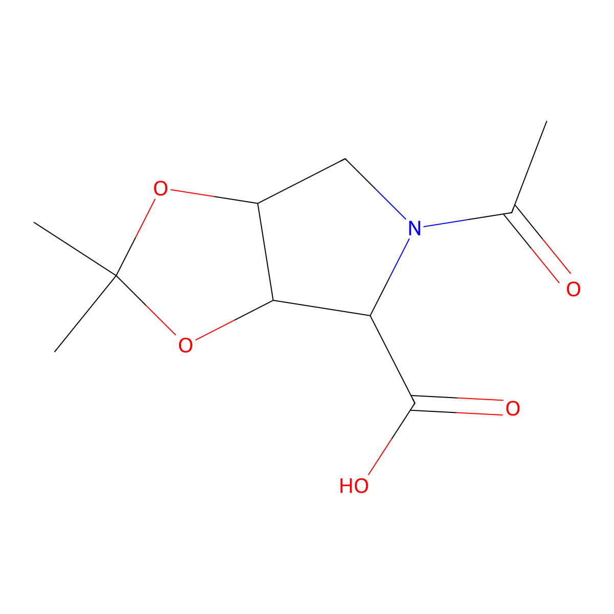 rac-(3aR,4S,6aS)-5-acetyl-2,2-dimethyl-hexahydro-[1,3]dioxolo[4,5-c]pyrrole-4-carboxylic acid molecular structure, CAS 2803366-26-7