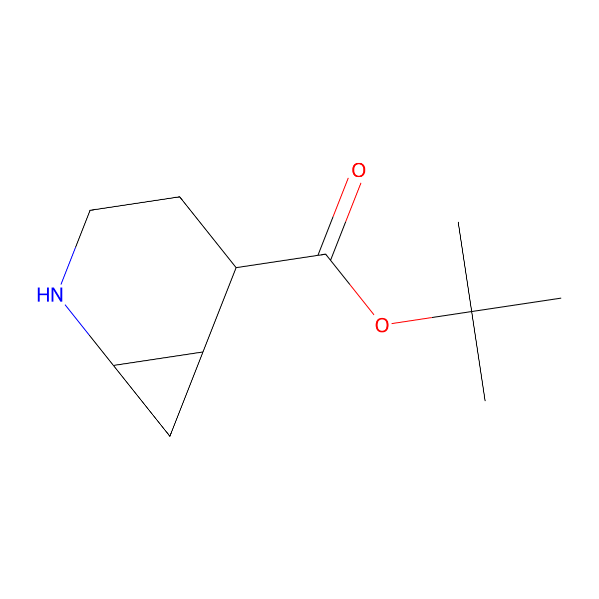 rac-tert-butyl (1R,5R,6R)-2-azabicyclo[4.1.0]heptane-5-carboxylate molecular structure, CAS 2803407-94-3