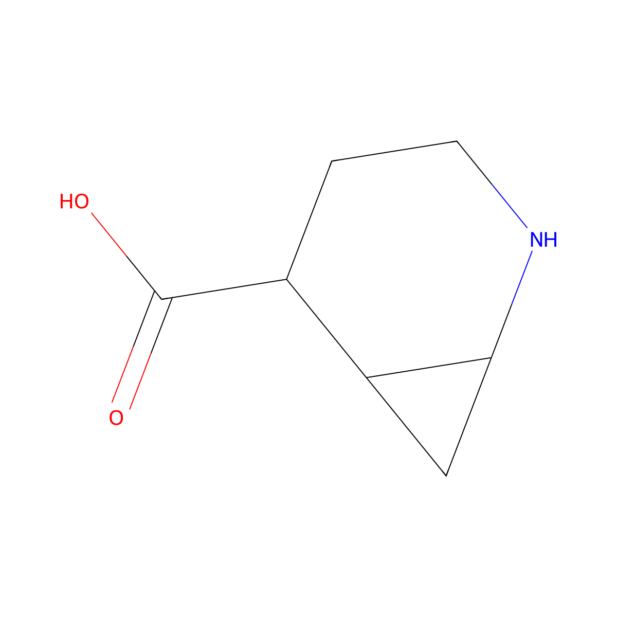 rac-(1R,5R,6R)-2-azabicyclo[4.1.0]heptane-5-carboxylic acid molecular structure, CAS 2803414-59-5