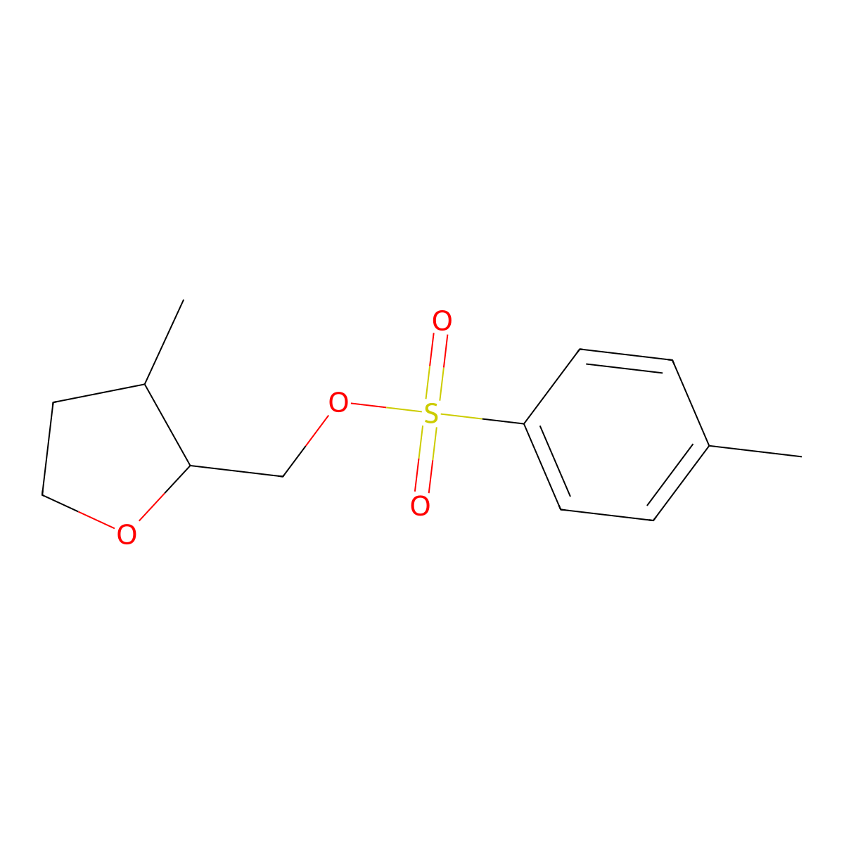rac-[(2R,3S)-3-methyloxolan-2-yl]methyl 4-methylbenzene-1-sulfonate molecular structure, CAS 2803415-63-4