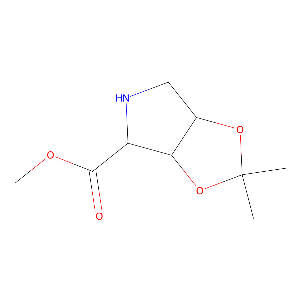 Methyl 2,2-dimethyl-hexahydro-[1,3]dioxolo[4,5-c]pyrrole-4-carboxylate molecular structure, CAS 2803445-08-9